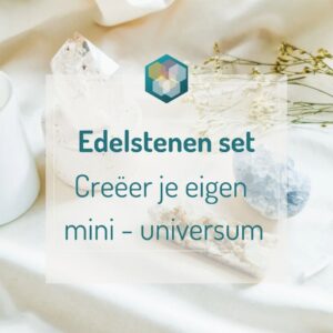 Setje edelstenen diepere connectie met jezelf