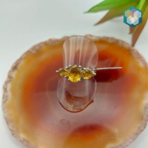 Citrien Ring Zilver