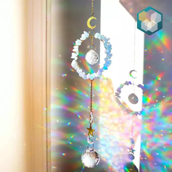 Suncatcher Aquamarijn