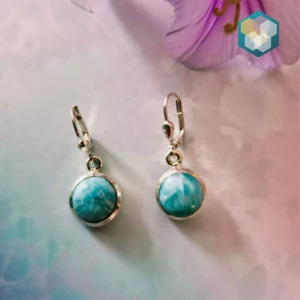 Larimar Oorbellen