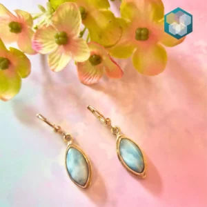Larimar Oorbellen