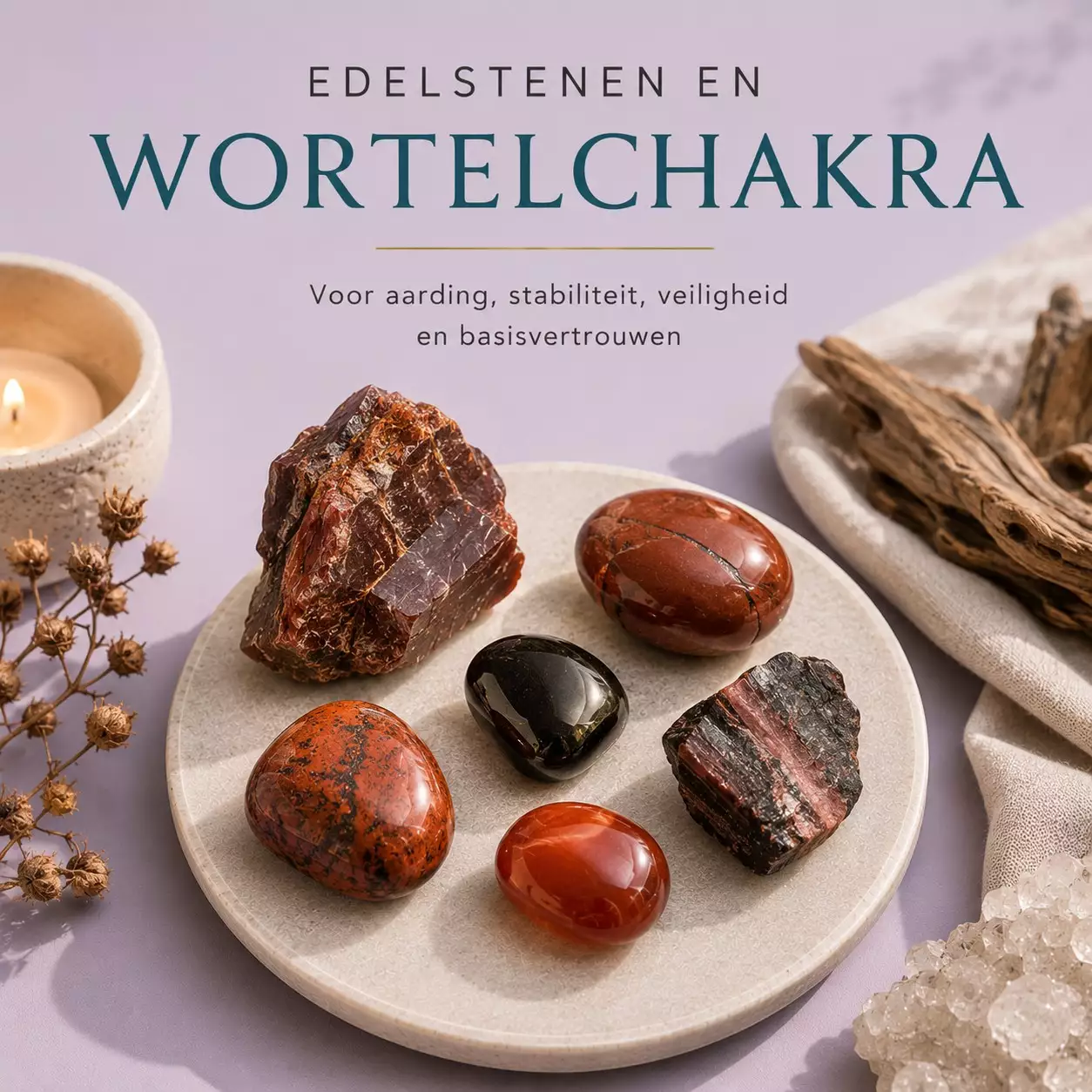 Wortelchakra, Lindenhorst edelstenen