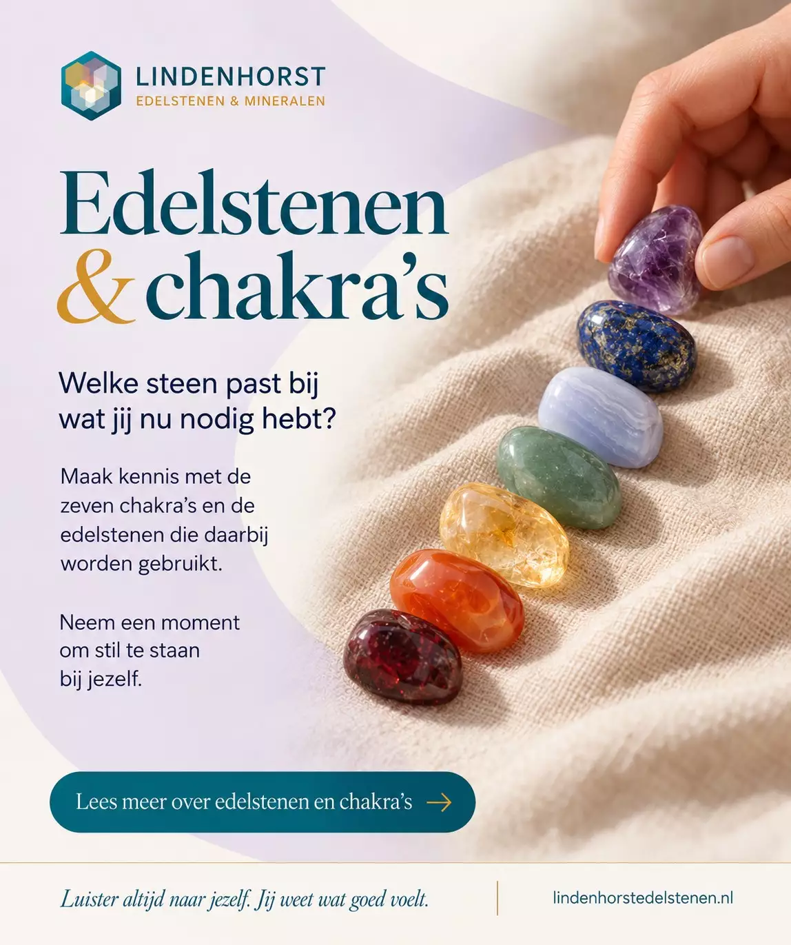 Edelstenen en chakra’s ontdekken